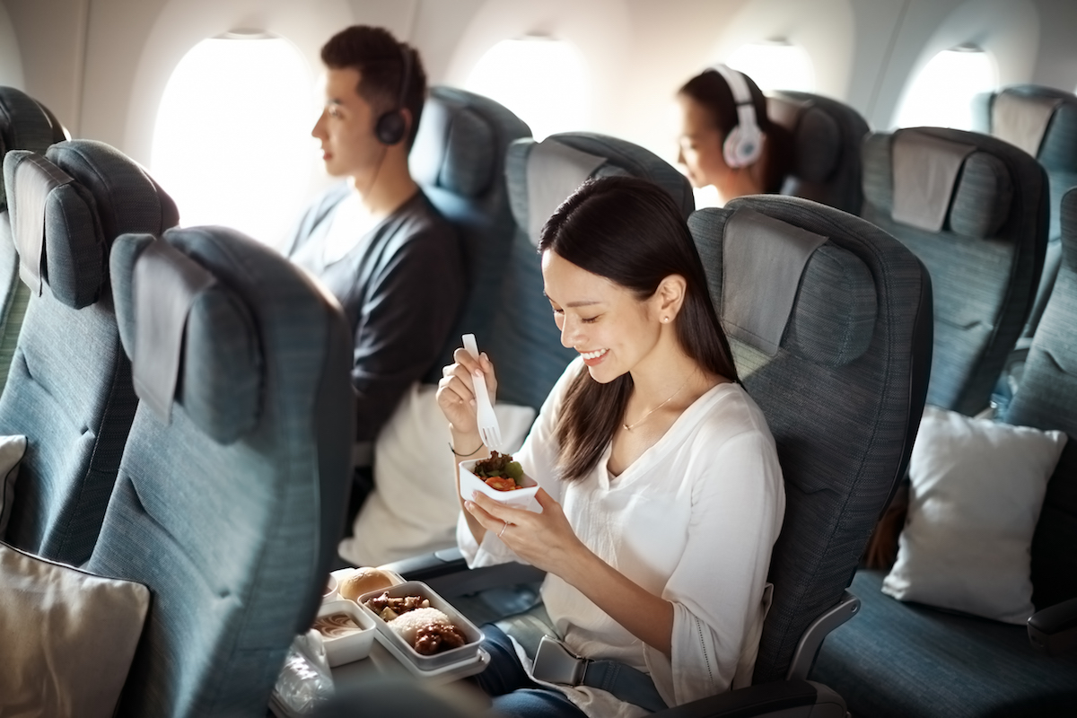 Cathay Pacific's Economy cabin