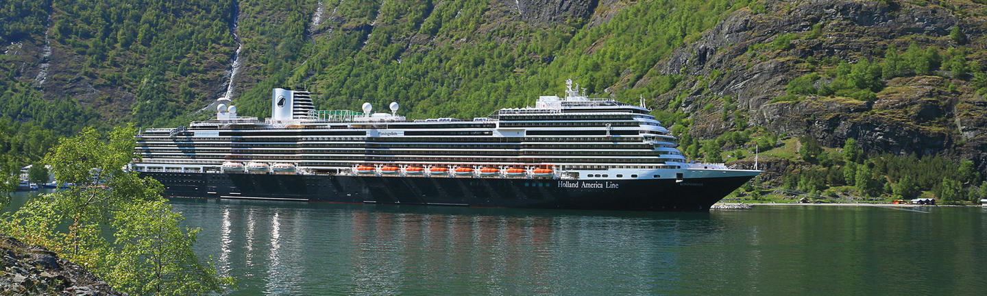 A Holland America cruise ship
