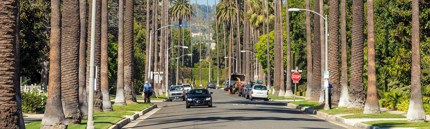 Road in Los Angeles, California