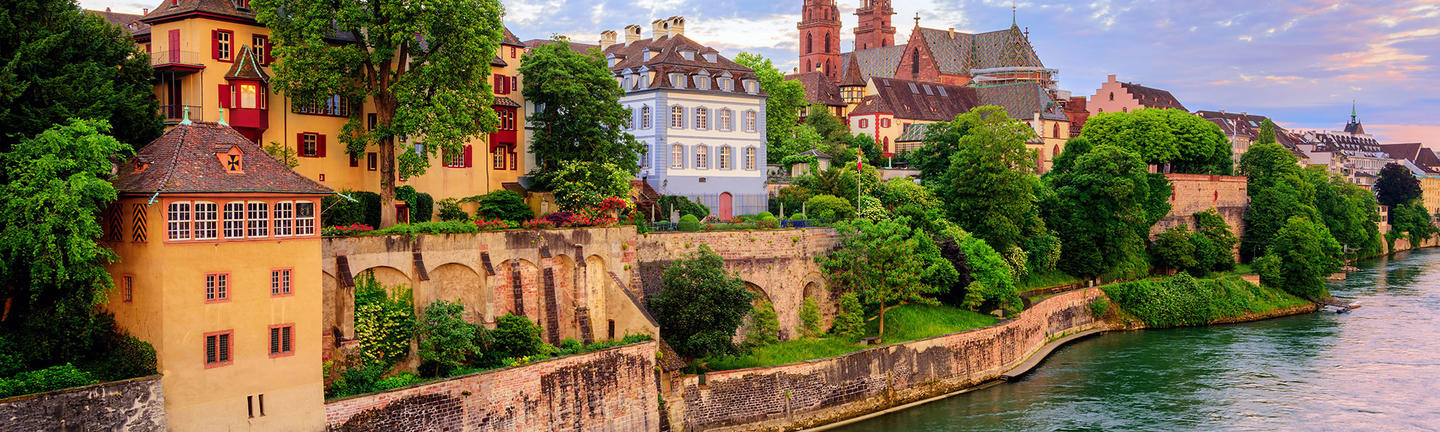 Basel and the Rhine River, Switzerland