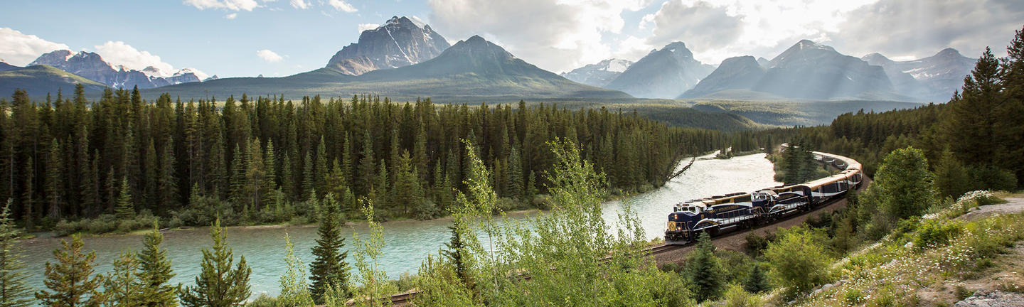 Rocky Mountaineer train exterior
