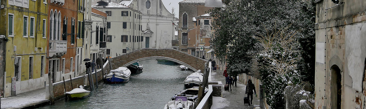 Venice canals winter