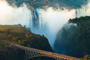 Victoria Falls aerial
