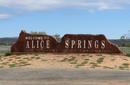 Alice Springs Welcome Sign