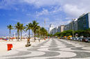 Boardwalk alongside Copacabana Beach, Rio de Janeiro