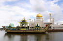 The Ceremonial Ship, beside the Sultan Omar Ali Saifuddin Mosque