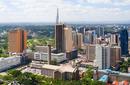 An aerial view of Nairobi
