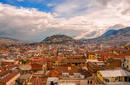 The cityscape of Quito