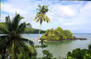 Sheltered Bay Featuring Palm Trees, Upolu