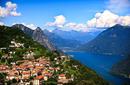 Lugano with Lake Lugano